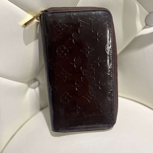 Louis Vuitton Dark Brown Embossed Wallet - Picture 2 of 14